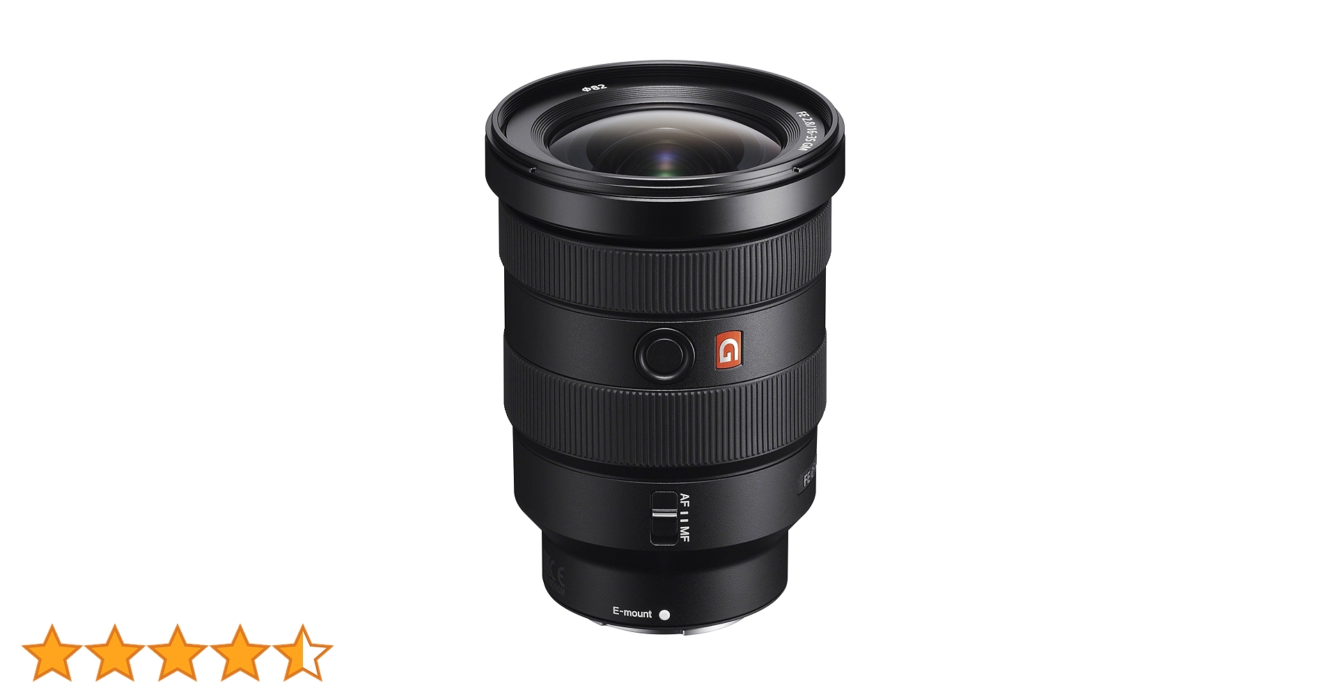 Sony SEL1635GM 16-35mm f/2.8-22 Fixed Zoom Camera Lens, Black